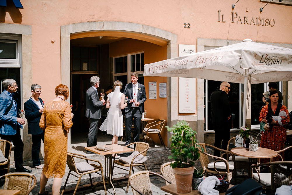 Hochzeitsfeier im italienischen Café Il Paradiso in Osnabrück (trotz Corona)